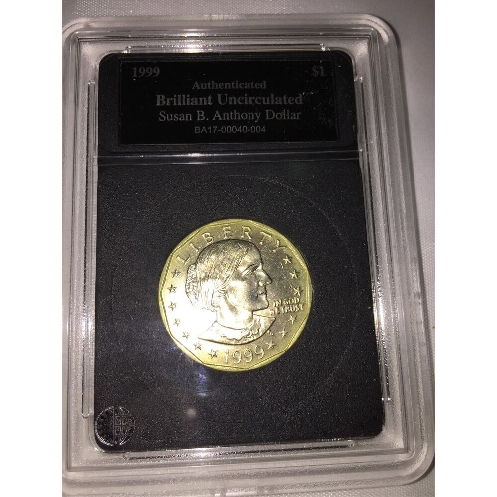 Silver Dollar Coin and display case Bradford Exchange The 20th Century